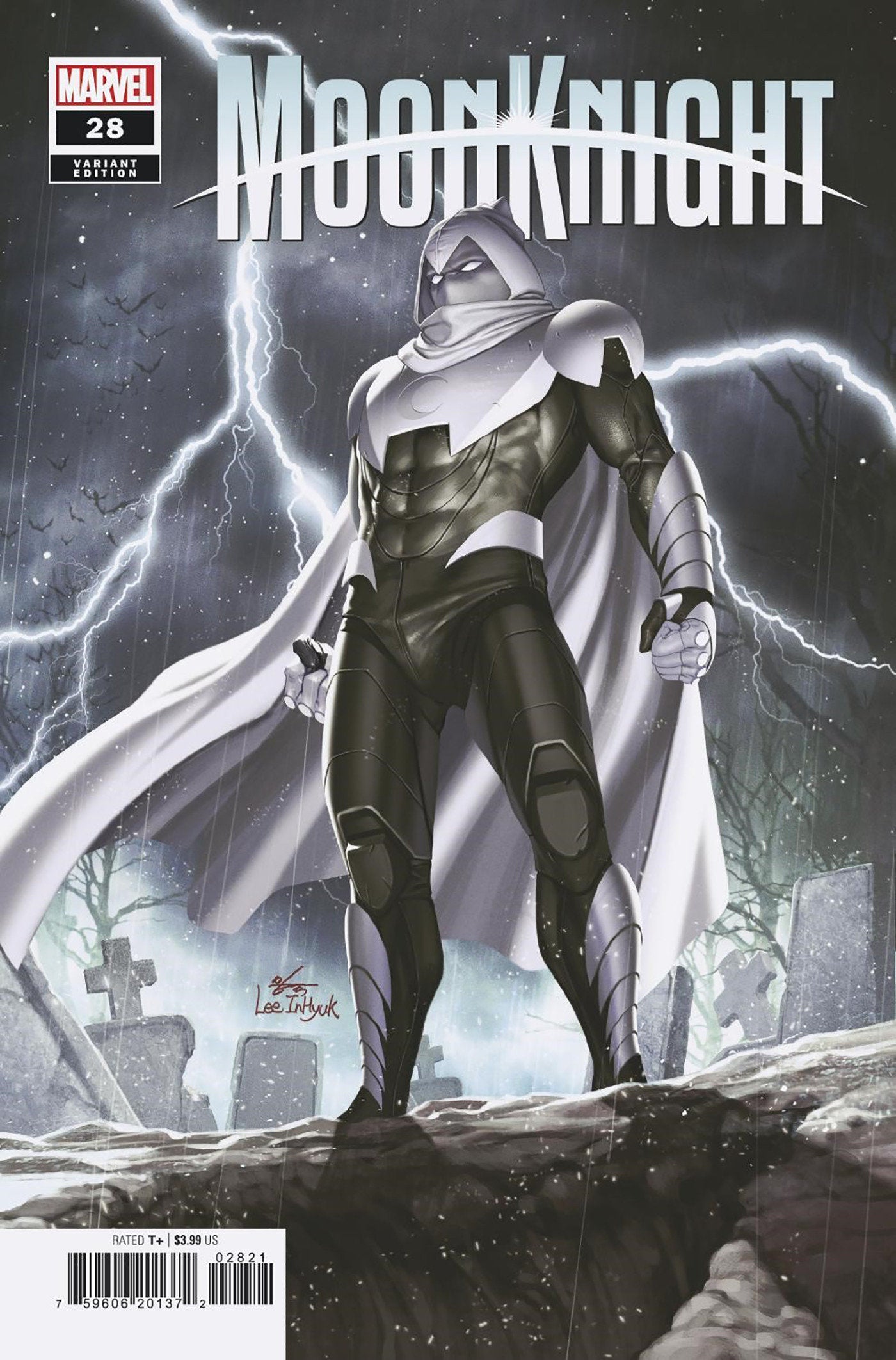Moon Knight 28 Inhyuk Lee Last Days Of Moon Knight Variant | Odin's Place
