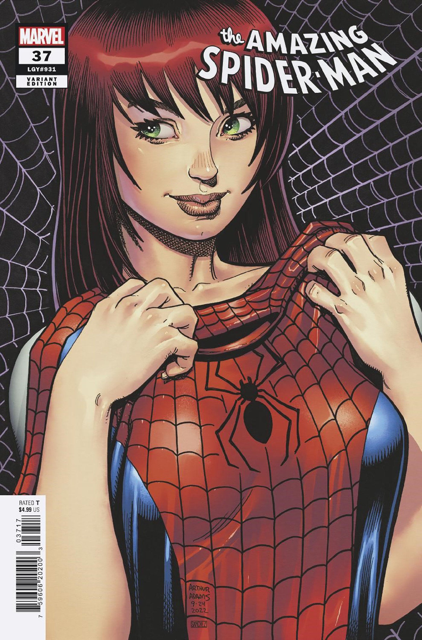 Amazing Spider-Man 37 Arthur Adams Variant [Gw] | Odin's Place