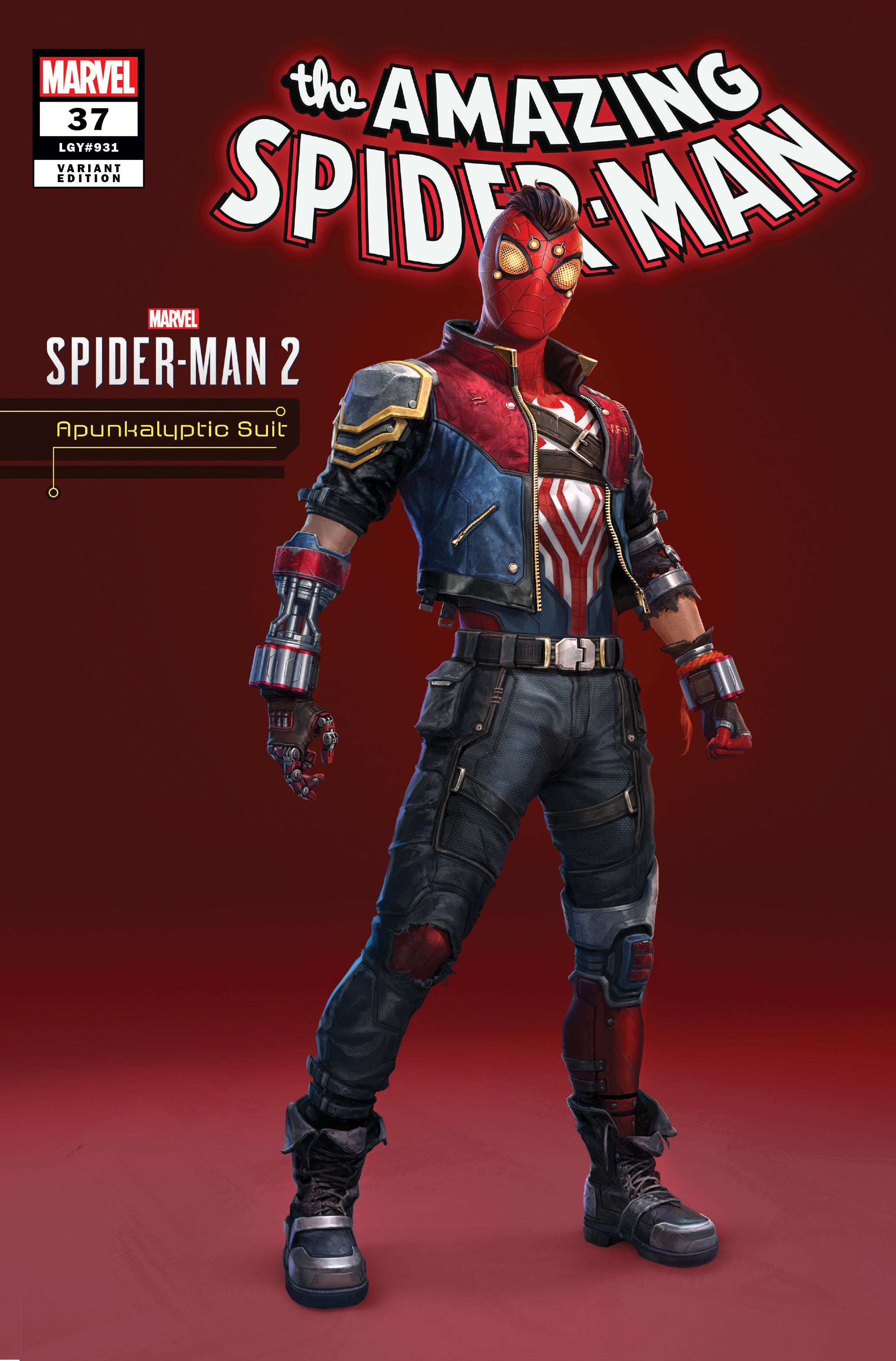 Amazing Spider-Man 37 Apunkalyptic Suit Marvel'S Spider-Man 2 Variant [Gw] | Odin's Place