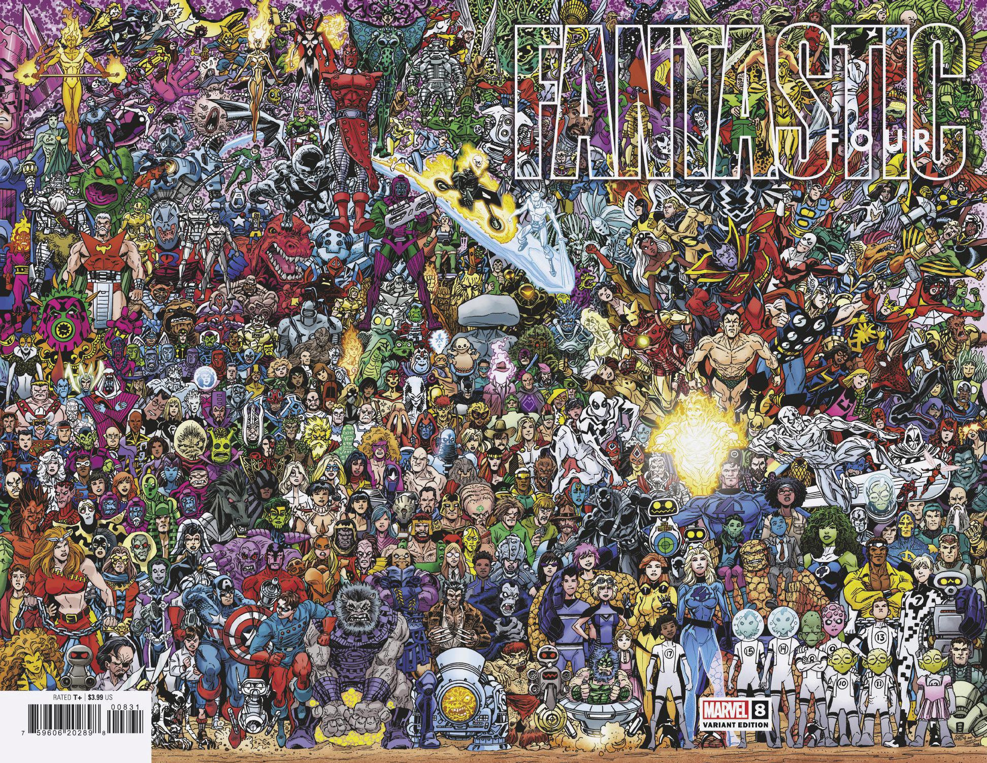 Fantastic Four 8 Scott Koblish Wraparound Connecting 700 Characters Variant | Odin's Place