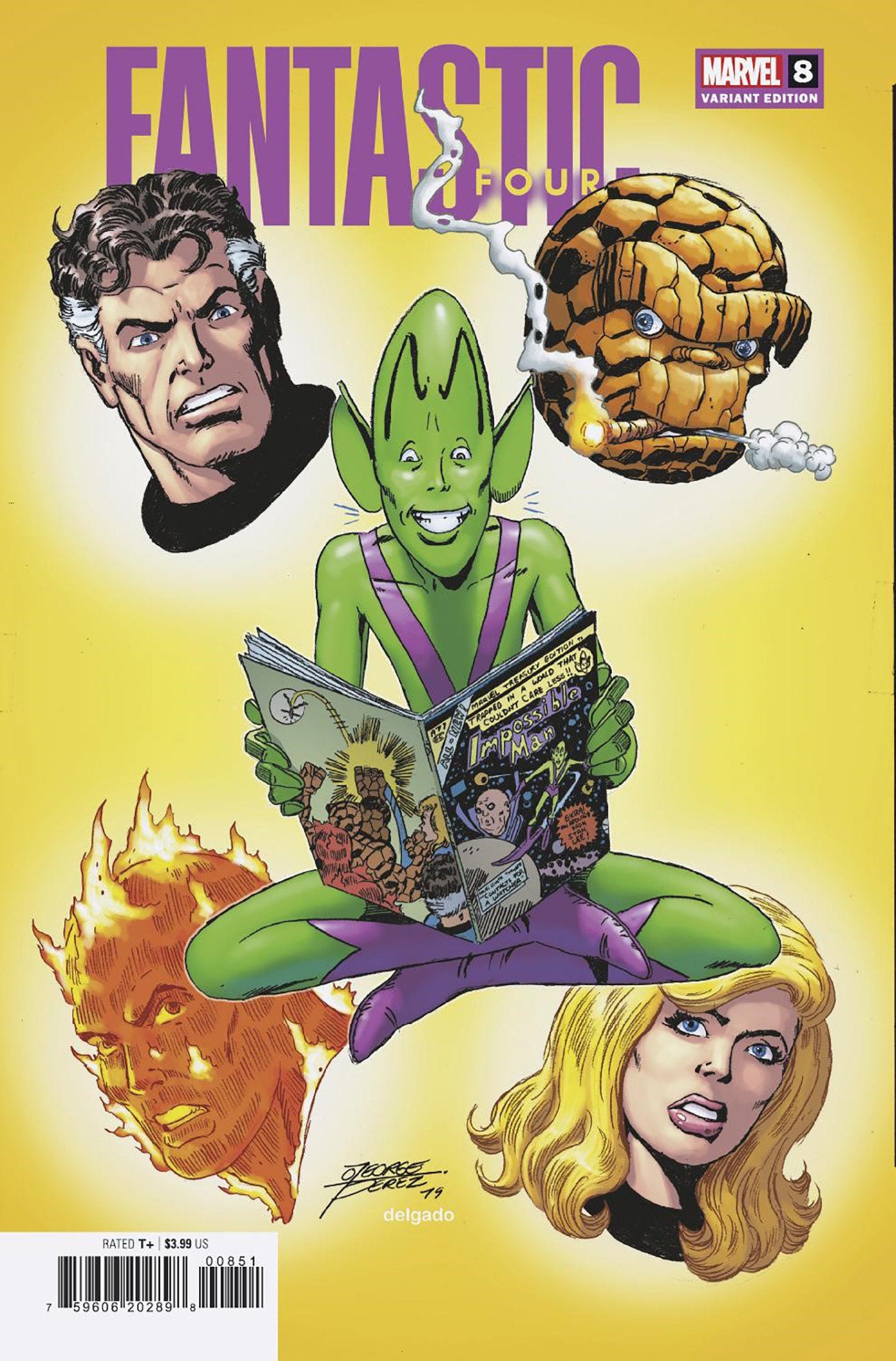 Fantastic Four 8 George Perez Variant | Odin's Place
