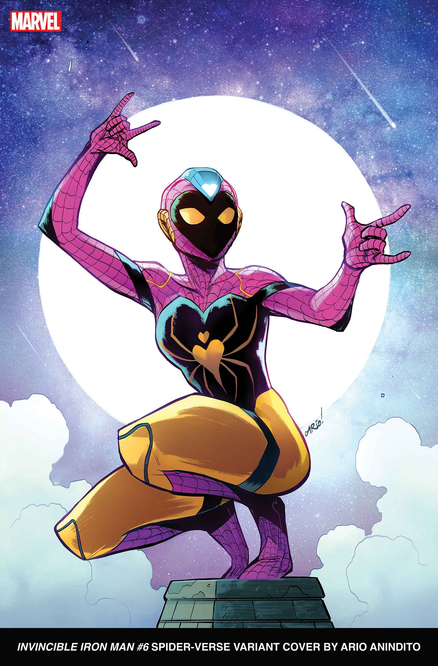 Invincible Iron Man 6 Ario Anindito Spider-Verse Variant | Odin's Place