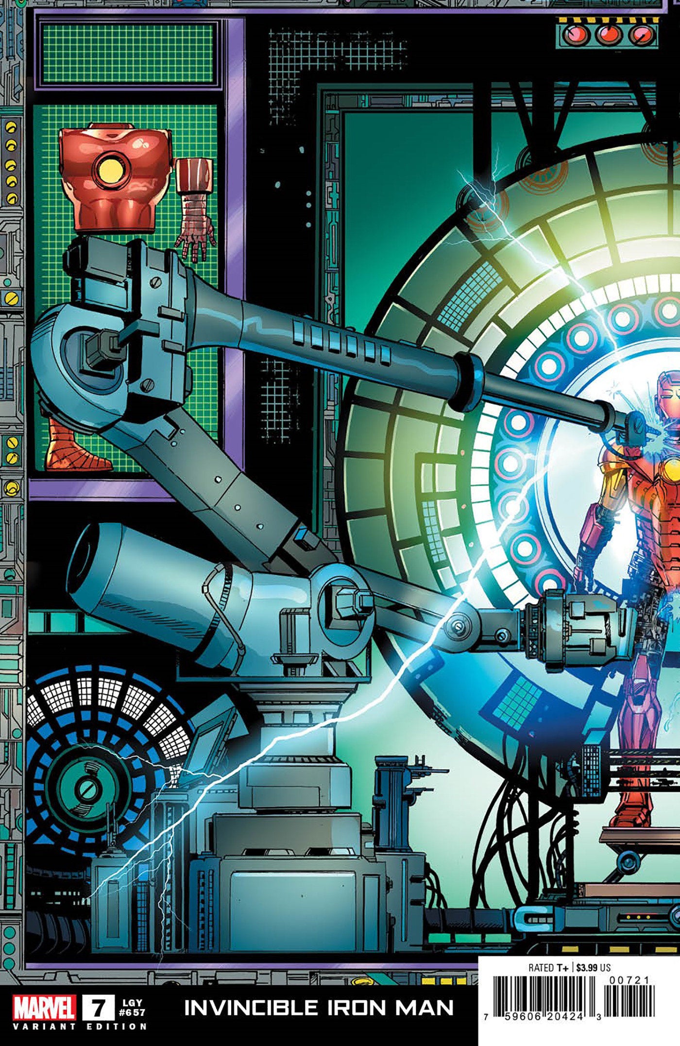 Invincible Iron Man 7 Bob Layton Connecting Variant | Odin's Place