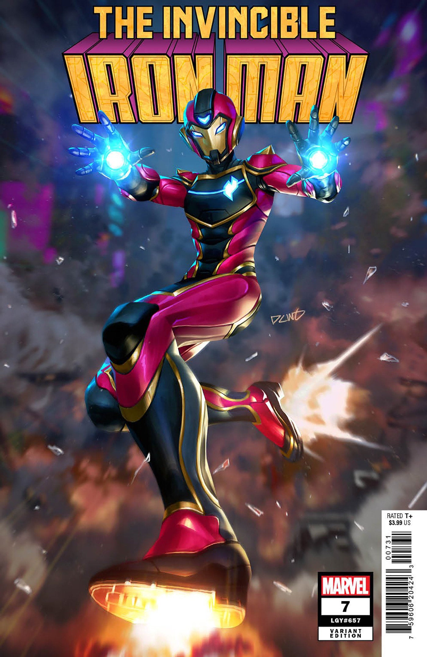 Invincible Iron Man 7 Derrick Chew Ironheart Variant | Odin's Place