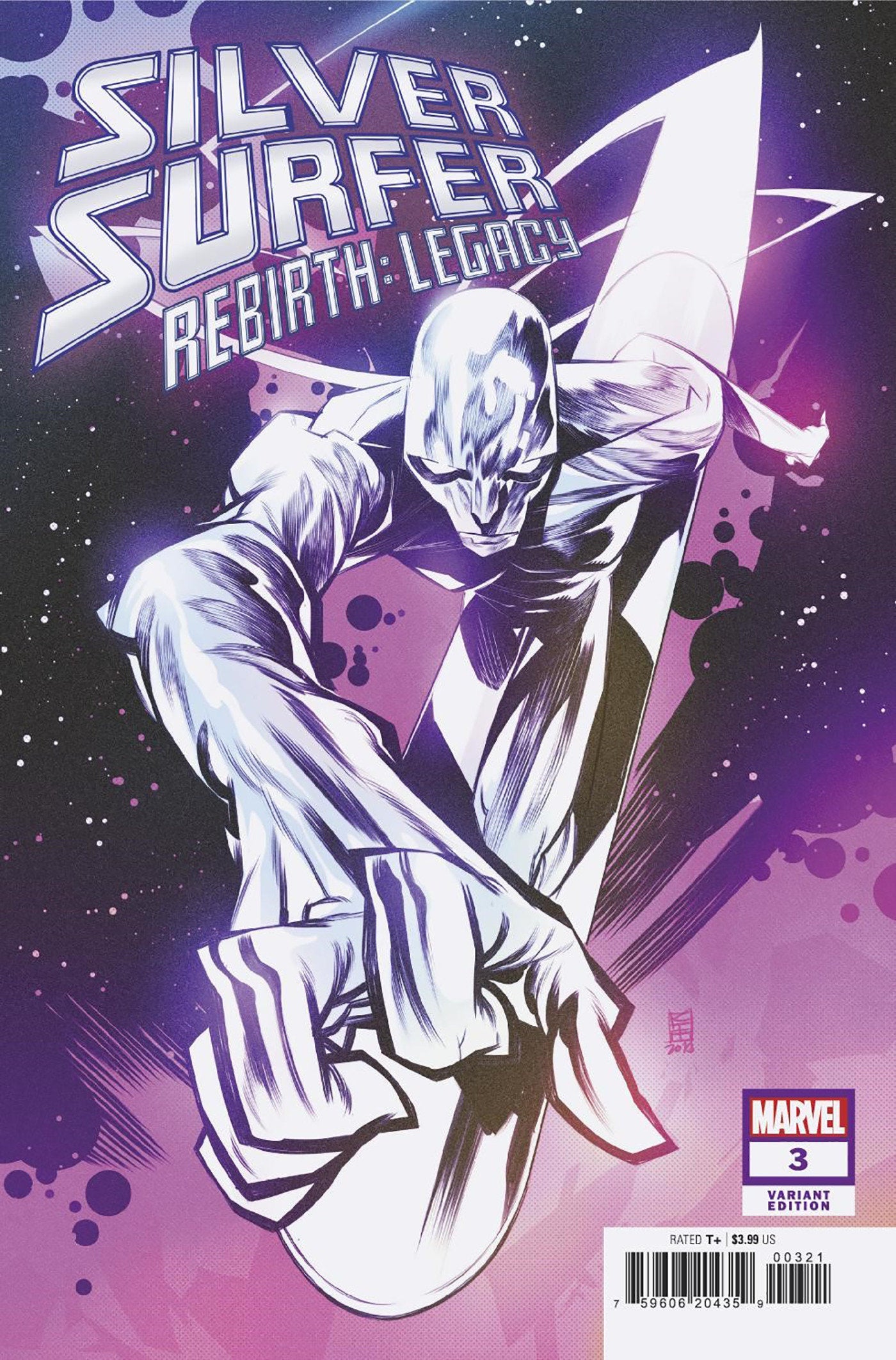 Silver Surfer Rebirth: Legacy 3 Kim Jacinto Variant | Odin's Place