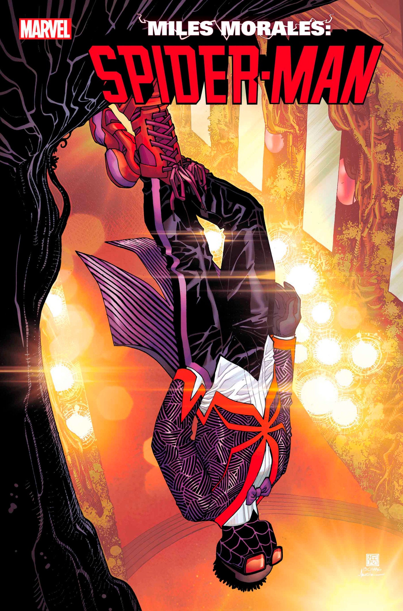 Miles Morales: Spider-Man 8 Bernard Chang Hellfire Gala Variant | Odin's Place