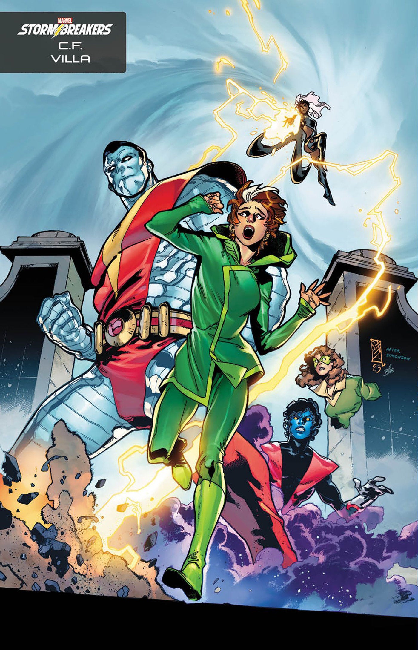 Captain Marvel: Dark Tempest 1 C.F. Villa Stormbreakers Variant | Odin's Place