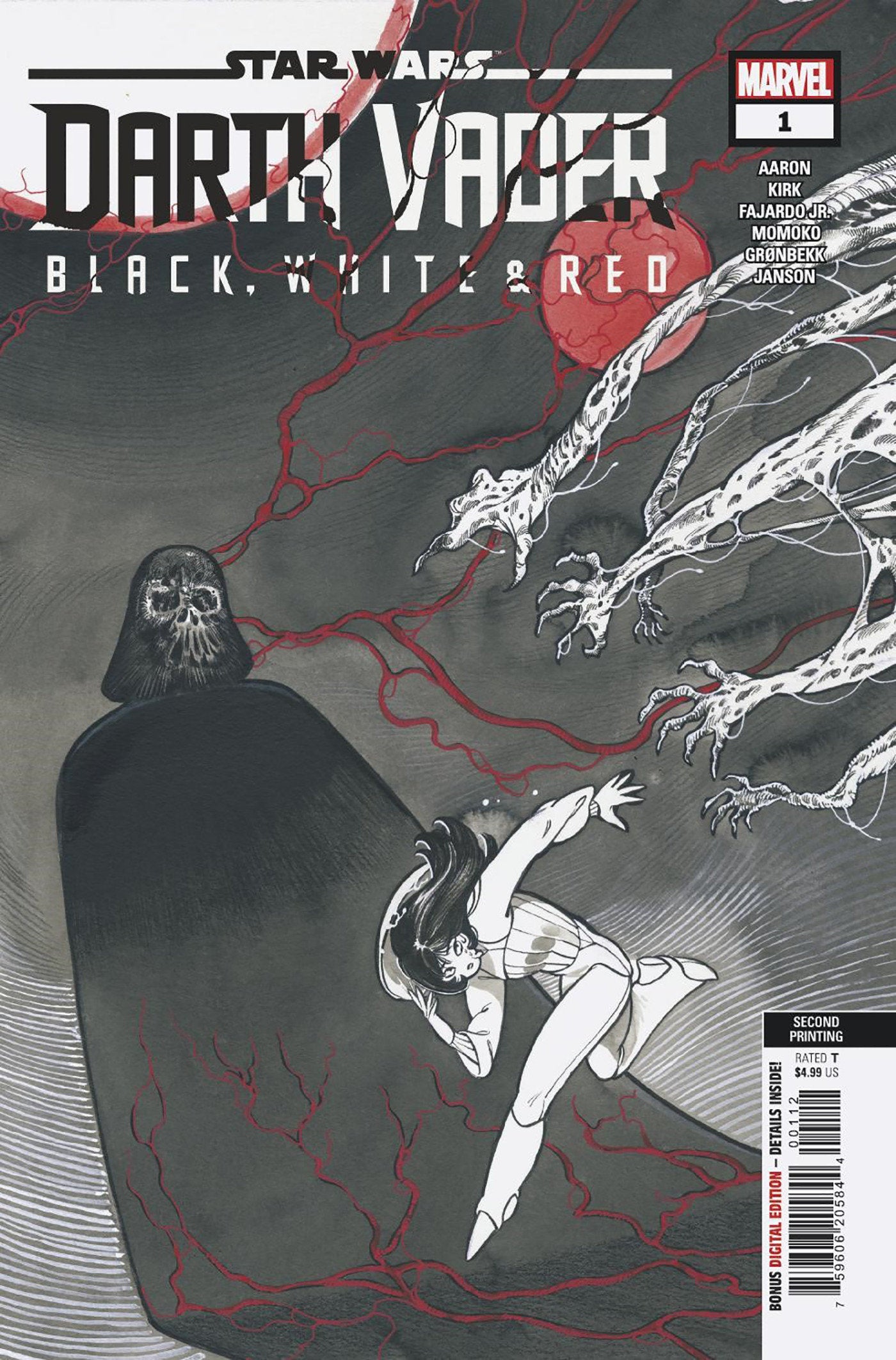Star Wars: Darth Vader - Black, White & Red 1 Peach Momoko 2nd Print Variant | Odin's Place