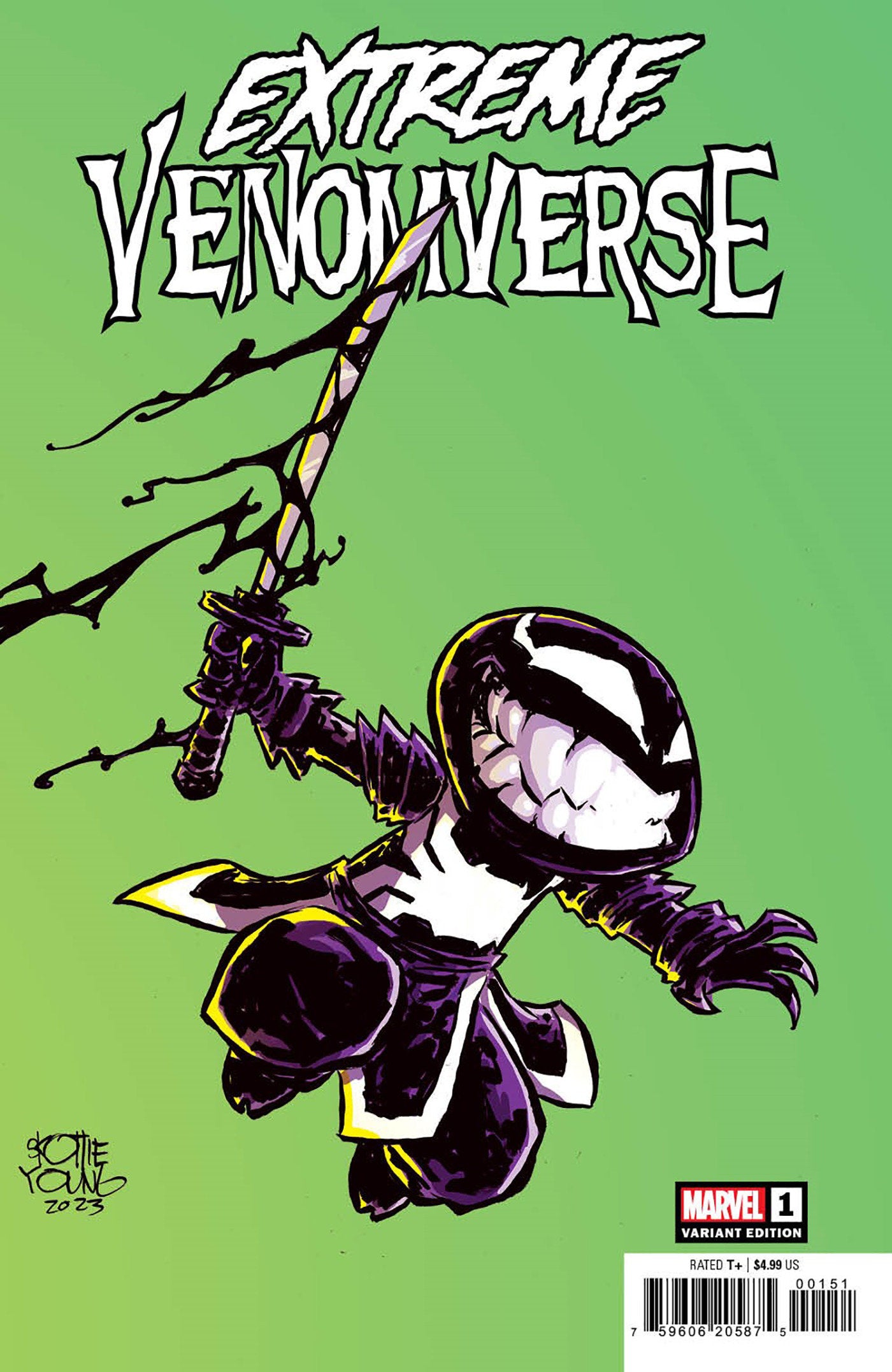 Extreme Venomverse 1 Skottie Young Variant | Odin's Place