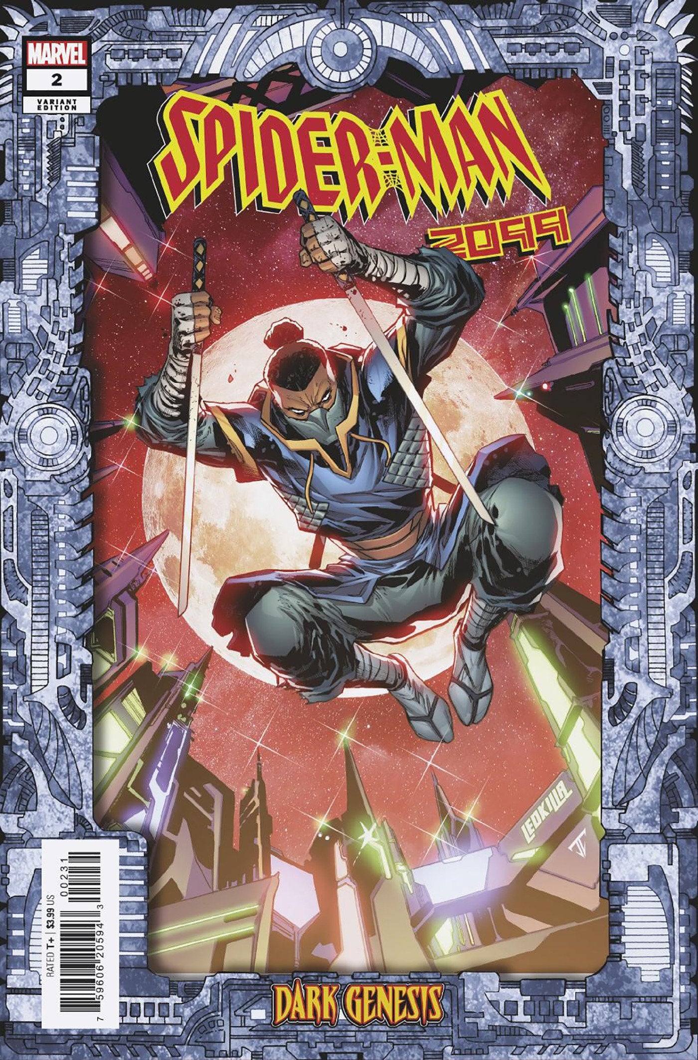 Spider-Man 2099: Dark Genesis 2 Ken Lashley Frame Variant | Odin's Place