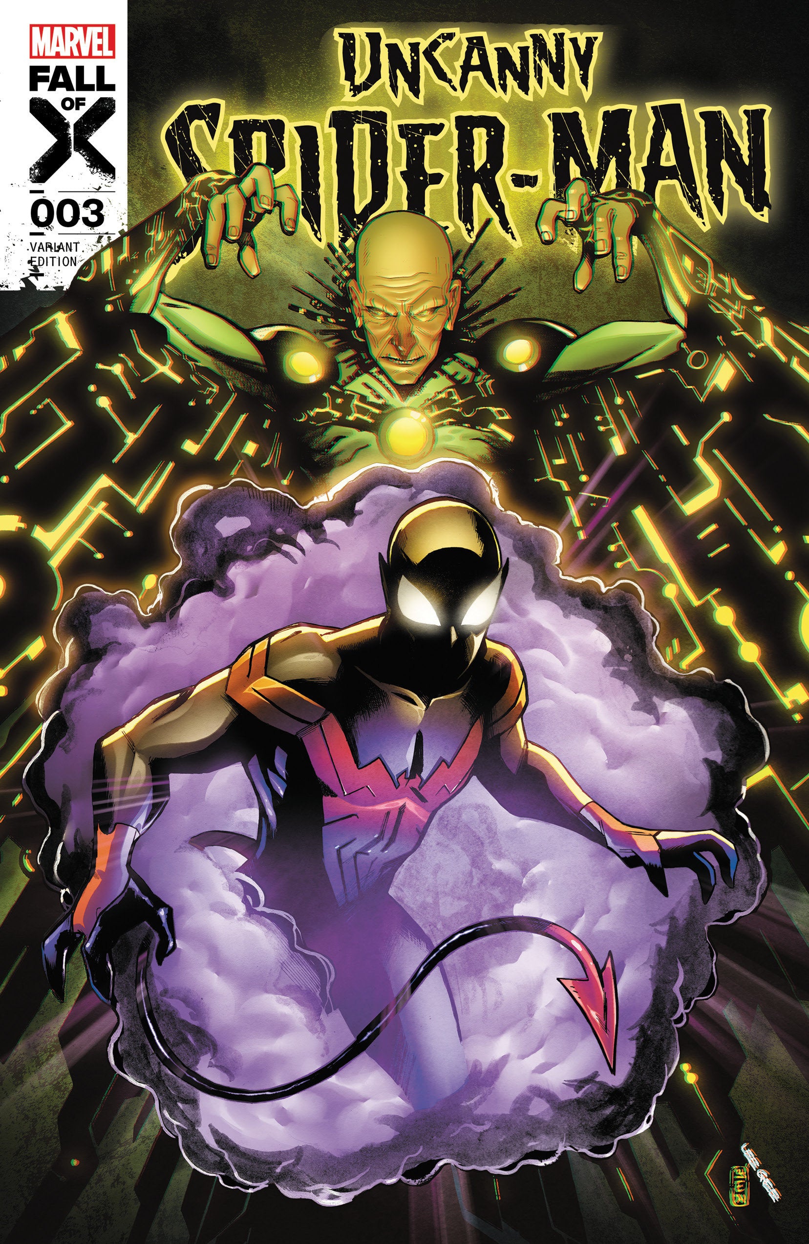 Uncanny Spider-Man 3 Lee Garbett Variant [Fall] | Odin's Place