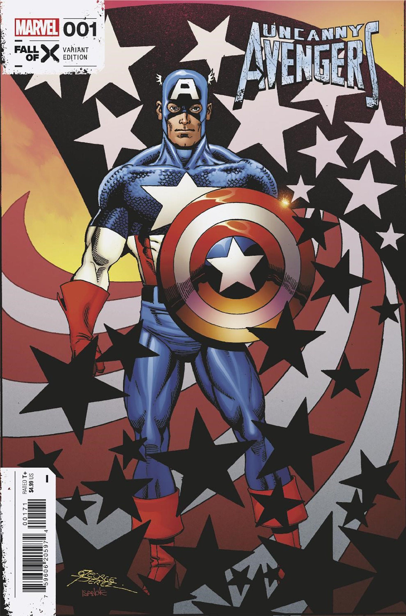 Uncanny Avengers 1 George Perez Variant [G.O.D.S., Fall] | Odin's Place