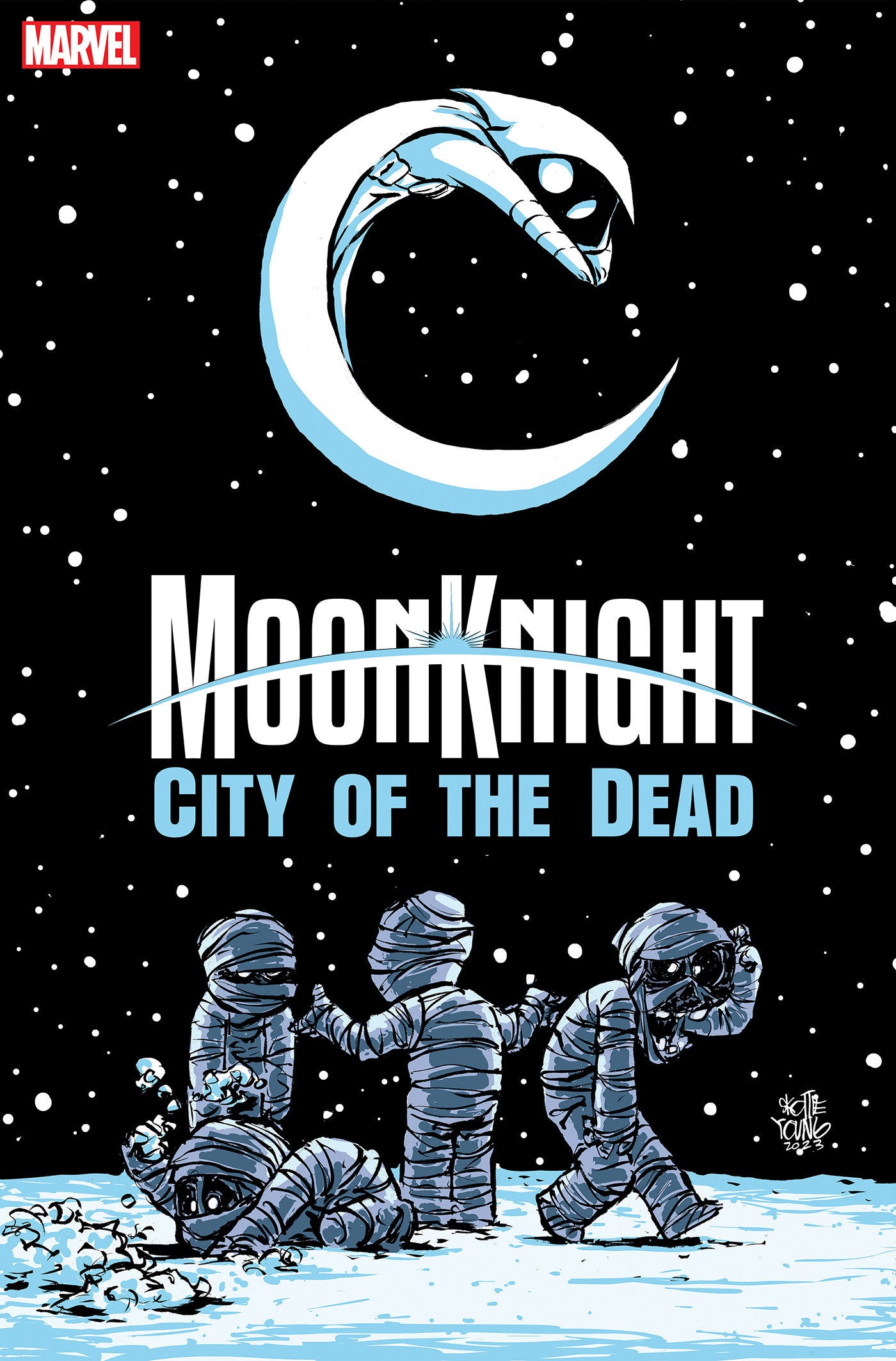 Moon Knight: City Of The Dead 1 Skottie Young Variant | Odin's Place
