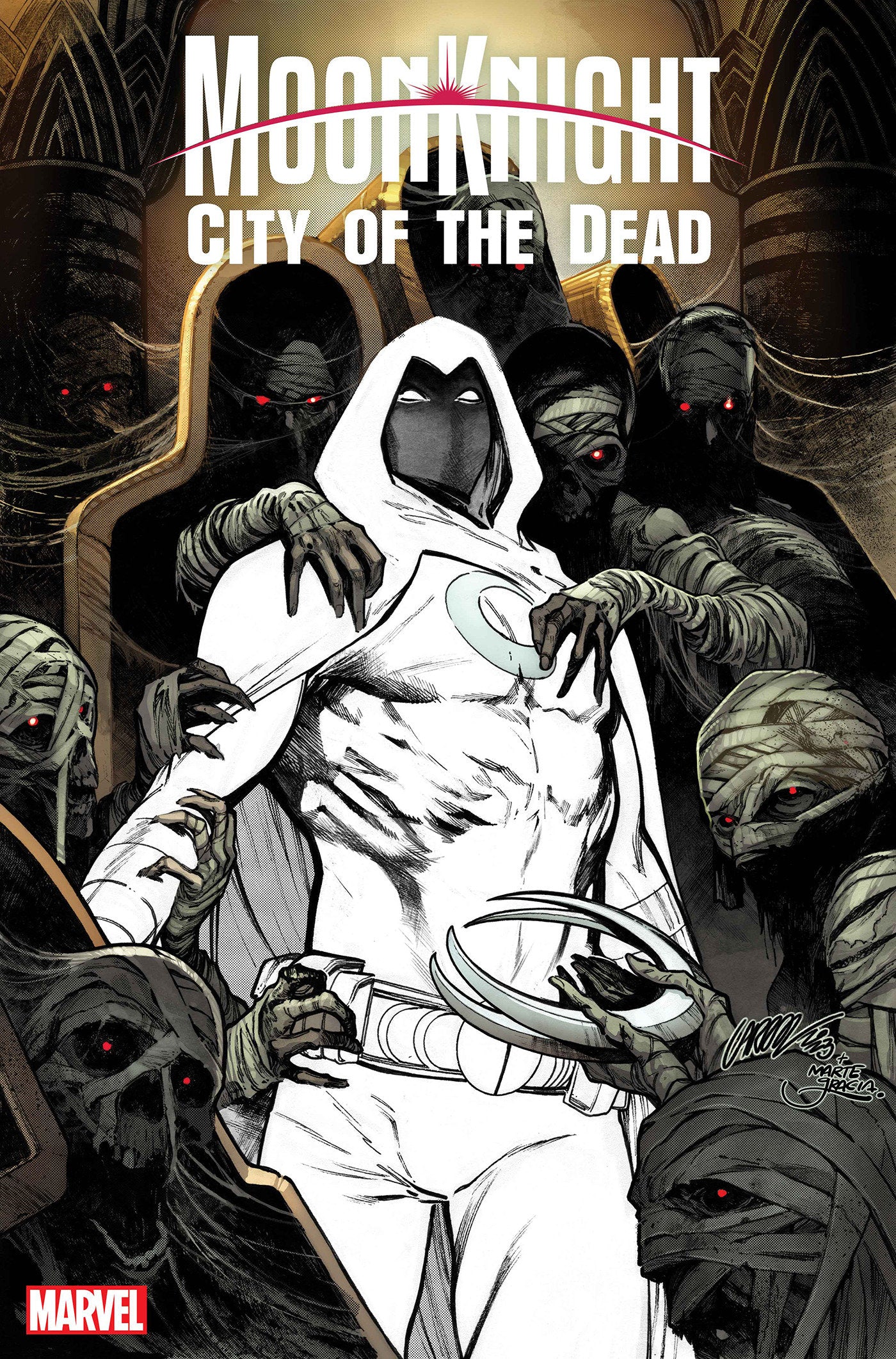 Moon Knight: City Of The Dead 1 Pepe Larraz Foil Variant | Odin's Place