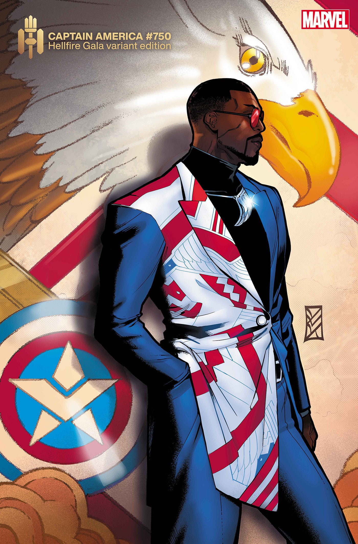 Captain America 750 C.F. Villa Hellfire Gala Variant | Odin's Place