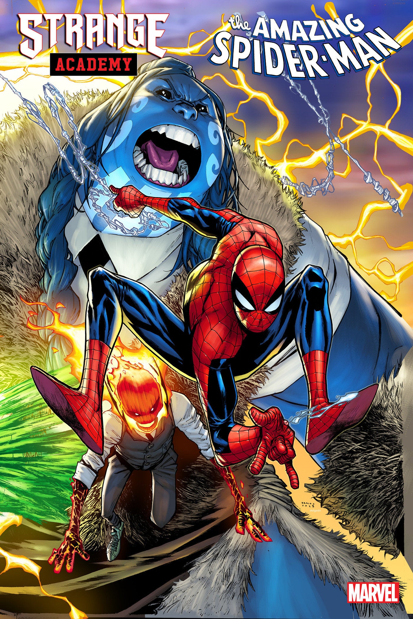 Strange Academy: Amazing Spider-Man 1 Humberto Ramos Connecting Variant | Odin's Place