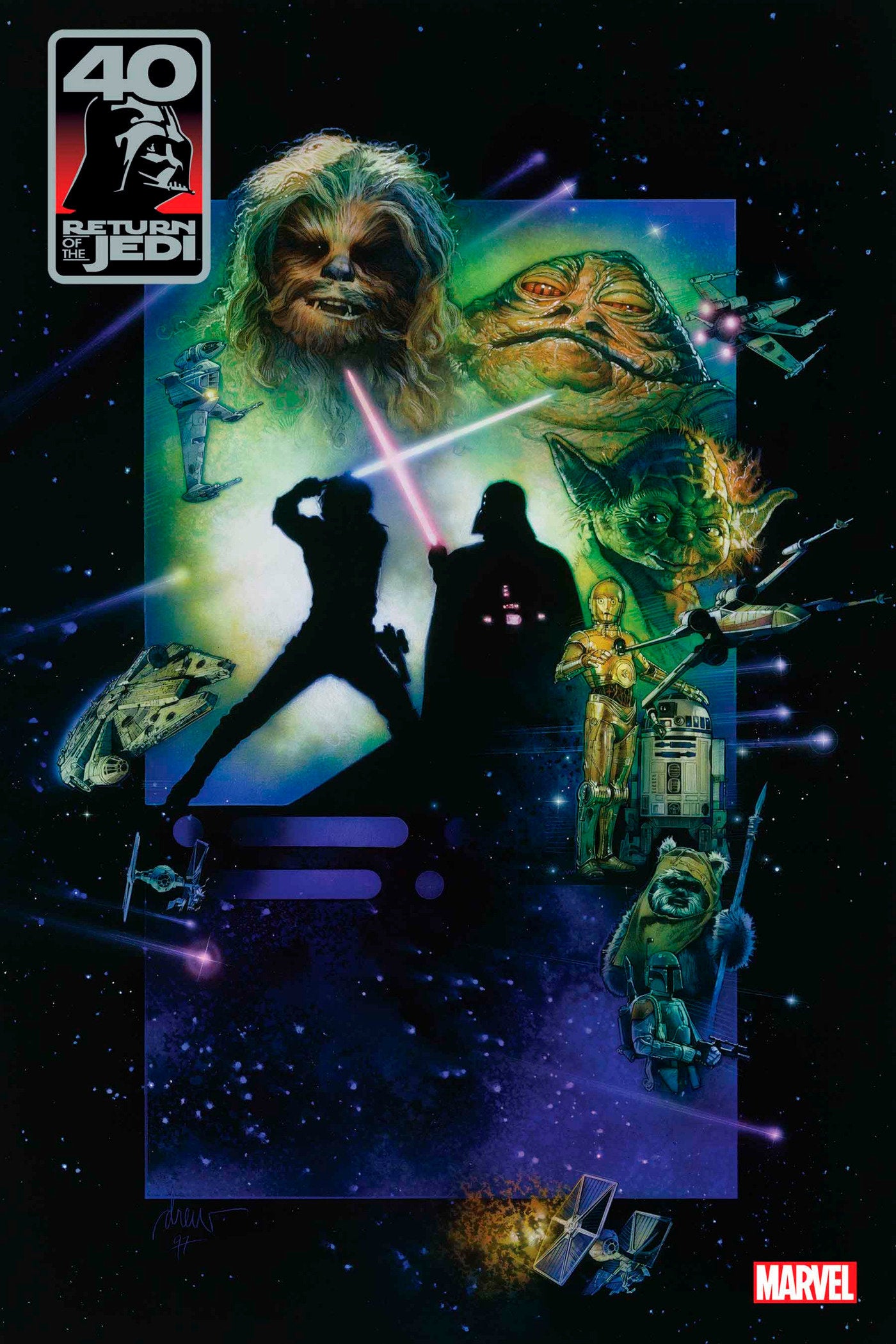 Star Wars: Return Of The Jedi - The 40th Anniversary Covers By Chris Sprouse 1 Movie Poster Variant | Odin's Place