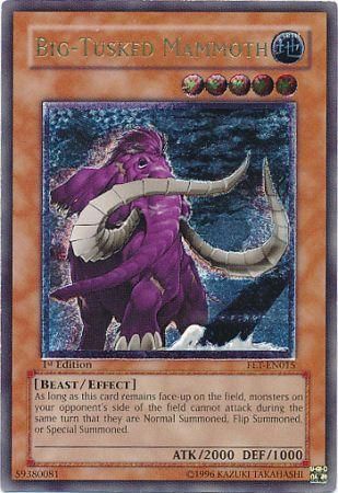 Big-Tusked Mammoth [FET-EN015] Ultimate Rare | Odin's Place