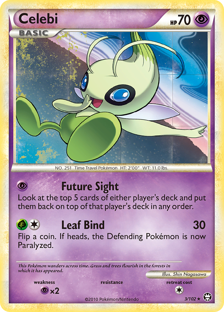 Celebi (3/102) [HeartGold & SoulSilver: Triumphant] | Odin's Place