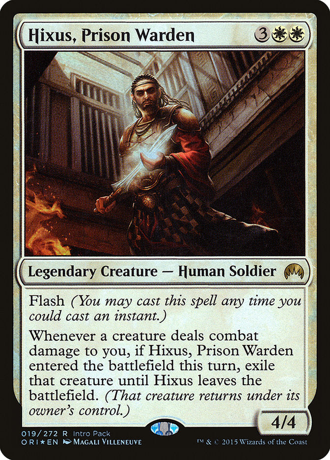 Hixus, Prison Warden (19) (Intro Pack) [Magic Origins Promos] | Odin's Place