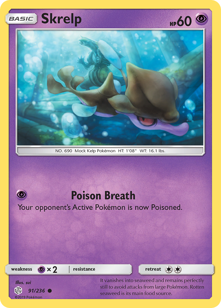 Skrelp (91/236) [Sun & Moon: Cosmic Eclipse] | Odin's Place