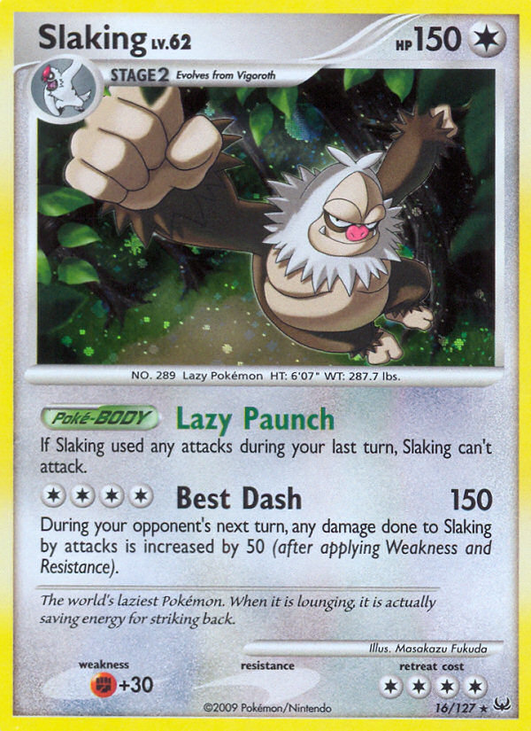 Slaking (16/127) [Platinum: Base Set] | Odin's Place