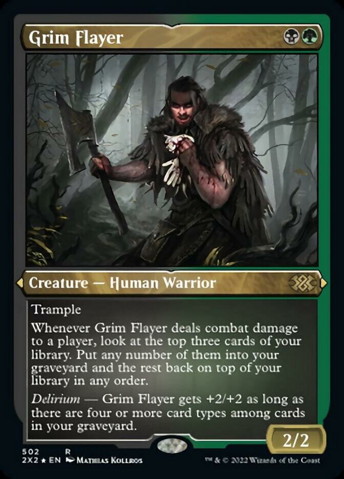 Grim Flayer (Foil Etched) [Double Masters 2022] | Odin's Place