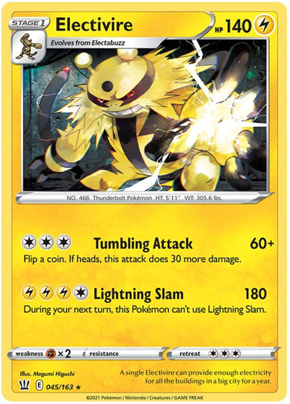 Electivire (045/163) [Sword & Shield: Battle Styles] | Odin's Place