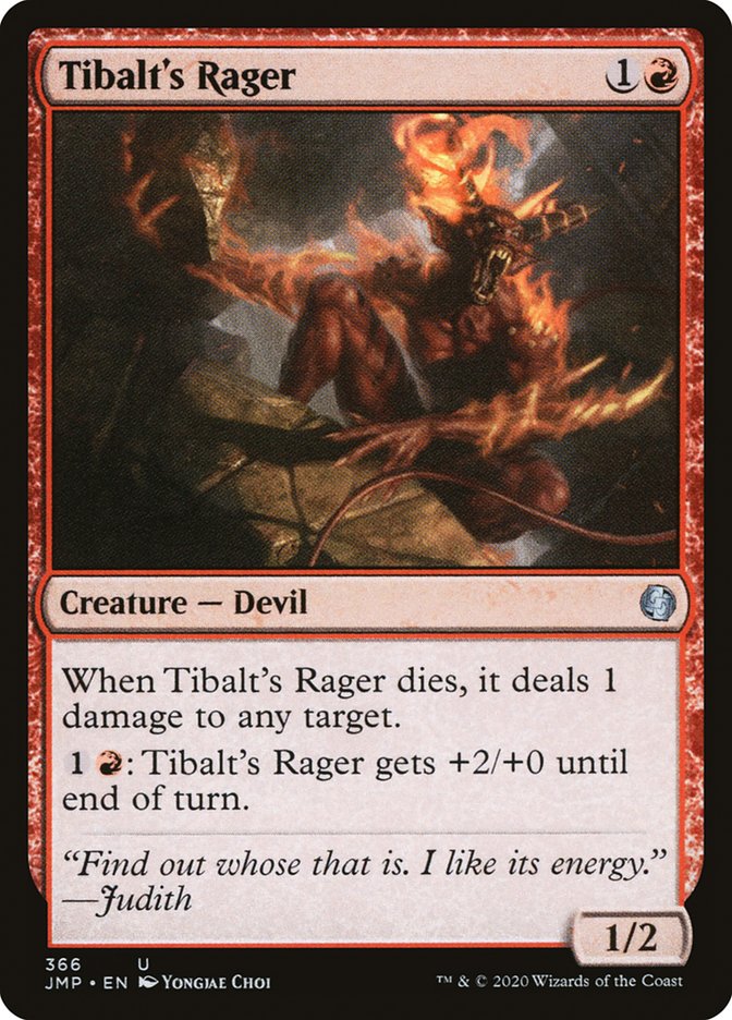 Tibalt's Rager [Jumpstart] | Odin's Place