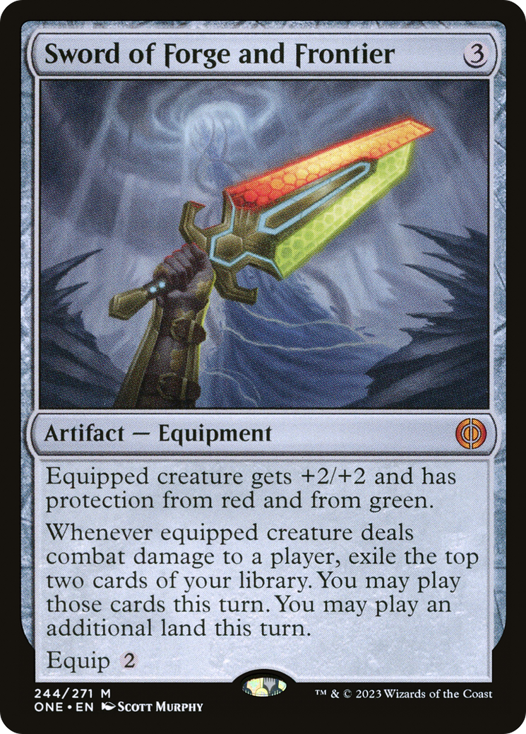 Sword of Forge and Frontier [Phyrexia: All Will Be One] | Odin's Place