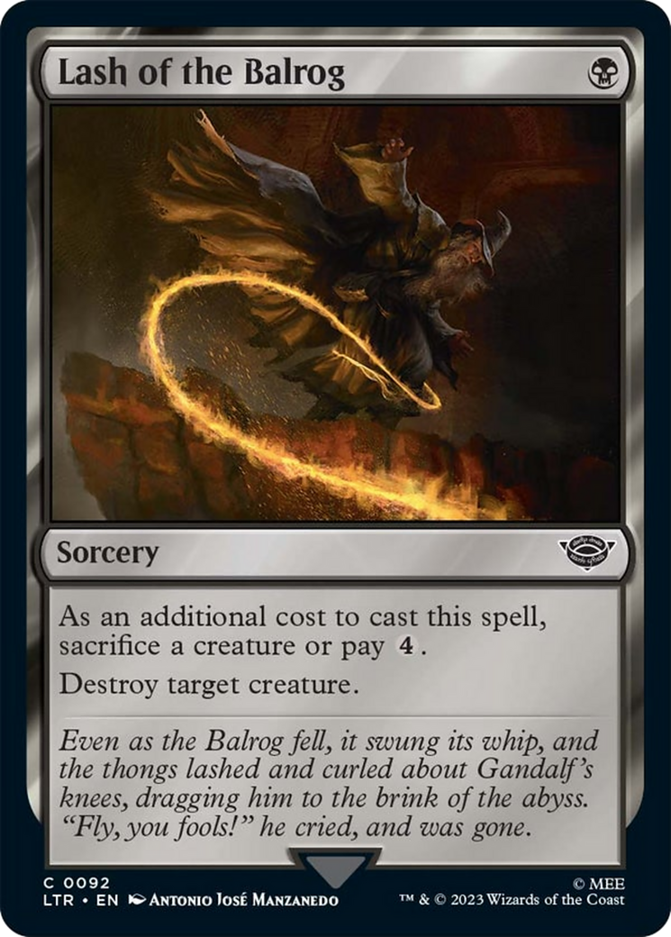 Lash of the Balrog [The Lord of the Rings: Tales of Middle-Earth] | Odin's Place