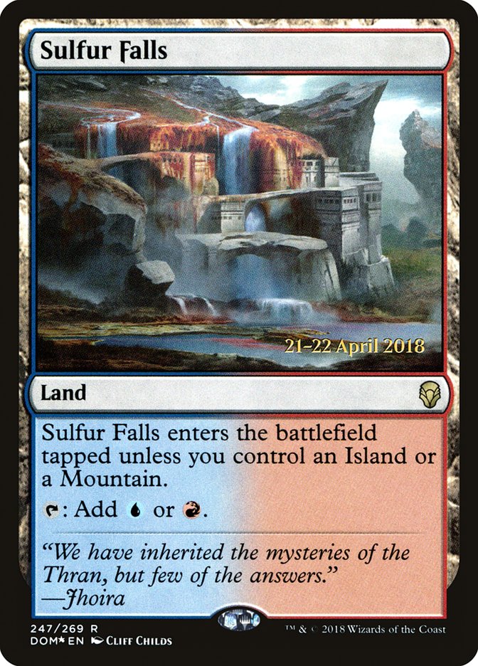 Sulfur Falls (247) [Dominaria Prerelease Promos] | Odin's Place