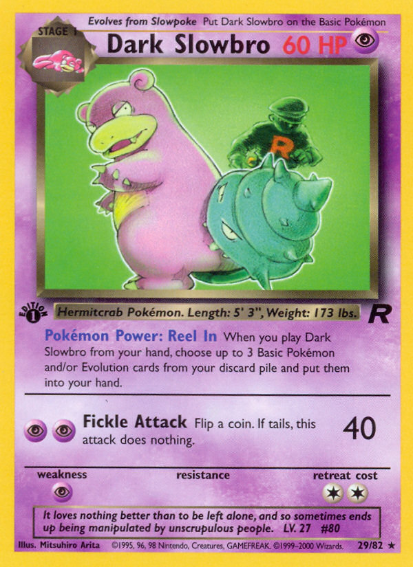 Dark Slowbro (29/82) [Team Rocket 1st Edition] | Odin's Place