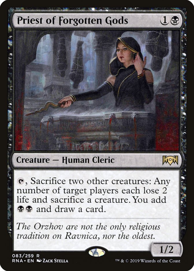 Priest of Forgotten Gods (83) [Ravnica Allegiance] | Odin's Place