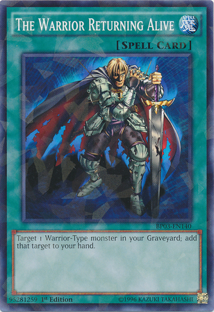The Warrior Returning Alive [BP03-EN140] Shatterfoil Rare | Odin's Place