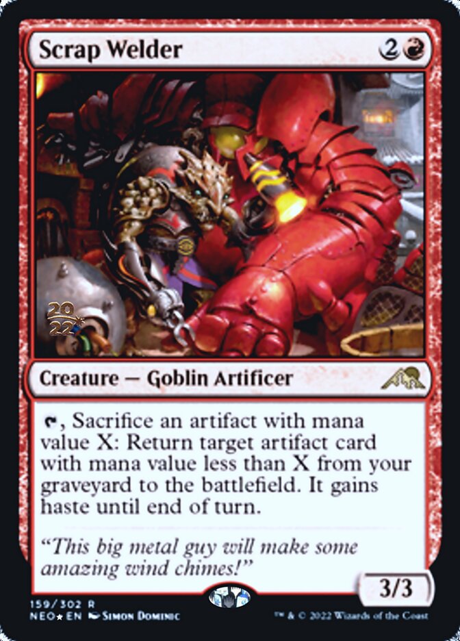 Scrap Welder [Kamigawa: Neon Dynasty Prerelease Promos] | Odin's Place