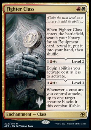 Fighter Class (Promo Pack) [Dungeons & Dragons: Adventures in the Forgotten Realms Promos] | Odin's Place