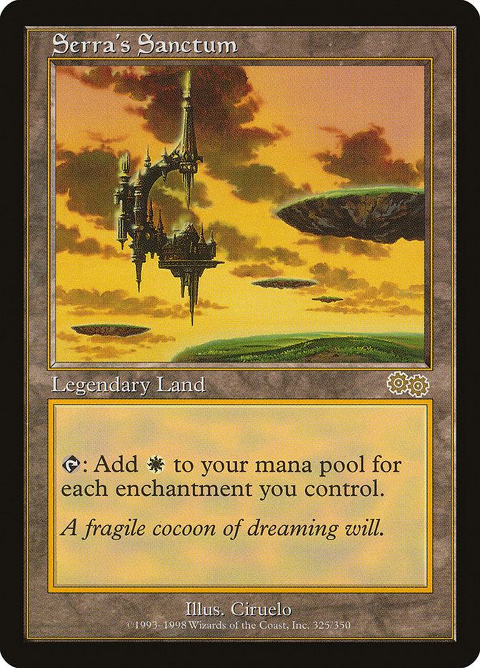 Serra's Sanctum (325) [Urza's Saga] | Odin's Place