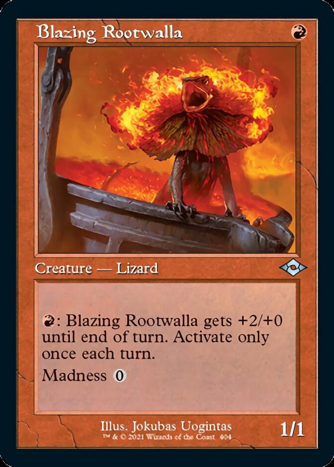 Blazing Rootwalla (Retro) [Modern Horizons 2] | Odin's Place