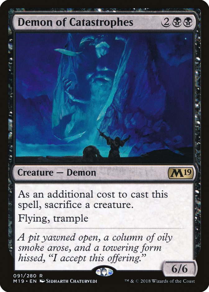 Demon of Catastrophes (91) [Core Set 2019] | Odin's Place