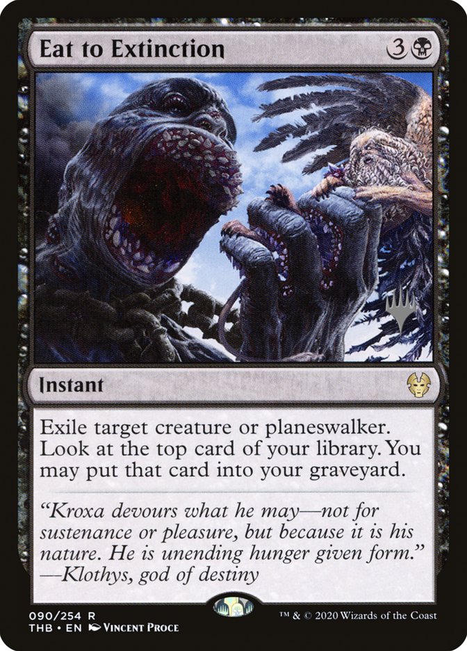 Eat to Extinction (Promo Pack) [Theros Beyond Death Promos] | Odin's Place