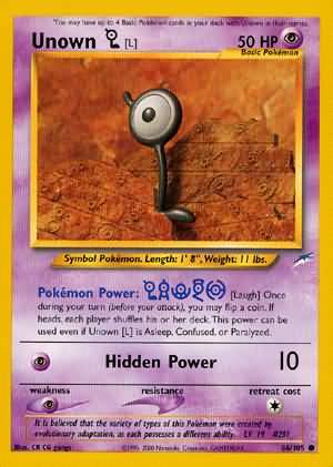 Unown [L] (86/105) [Neo Destiny Unlimited] | Odin's Place