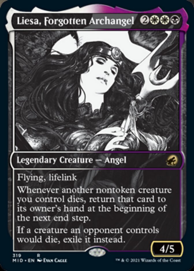 Liesa, Forgotten Archangel (Showcase Eternal Night) [Innistrad: Midnight Hunt] | Odin's Place