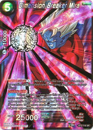 Dimension Breaker Mira (BT3-116) [Cross Worlds] | Odin's Place