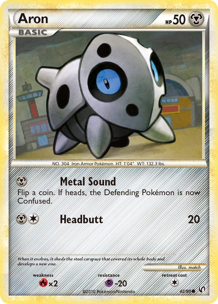 Aron (42/90) [HeartGold & SoulSilver: Undaunted] | Odin's Place