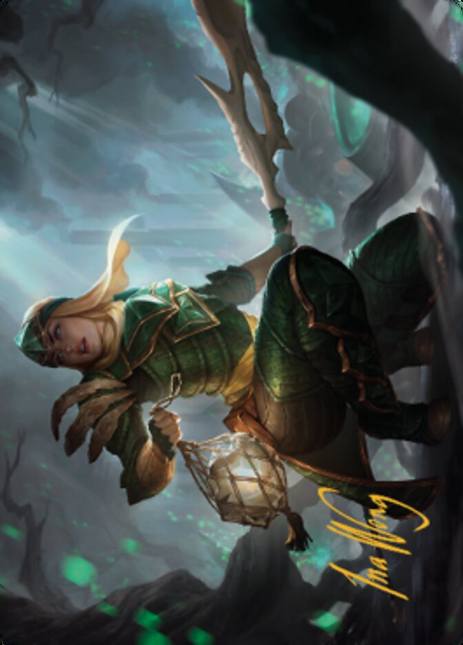 Argothian Opportunist Art Card (Gold-Stamped Signature) [The Brothers' War Art Series] | Odin's Place