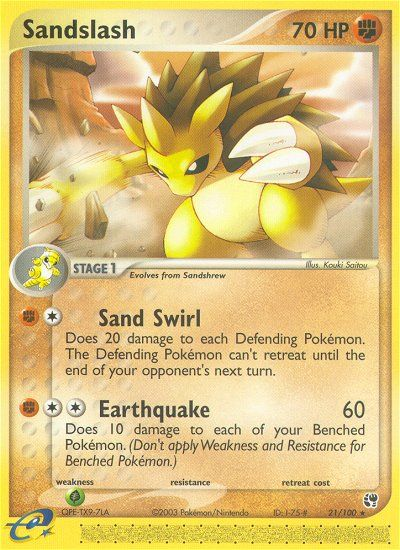 Sandslash (21/100) [EX: Sandstorm] | Odin's Place