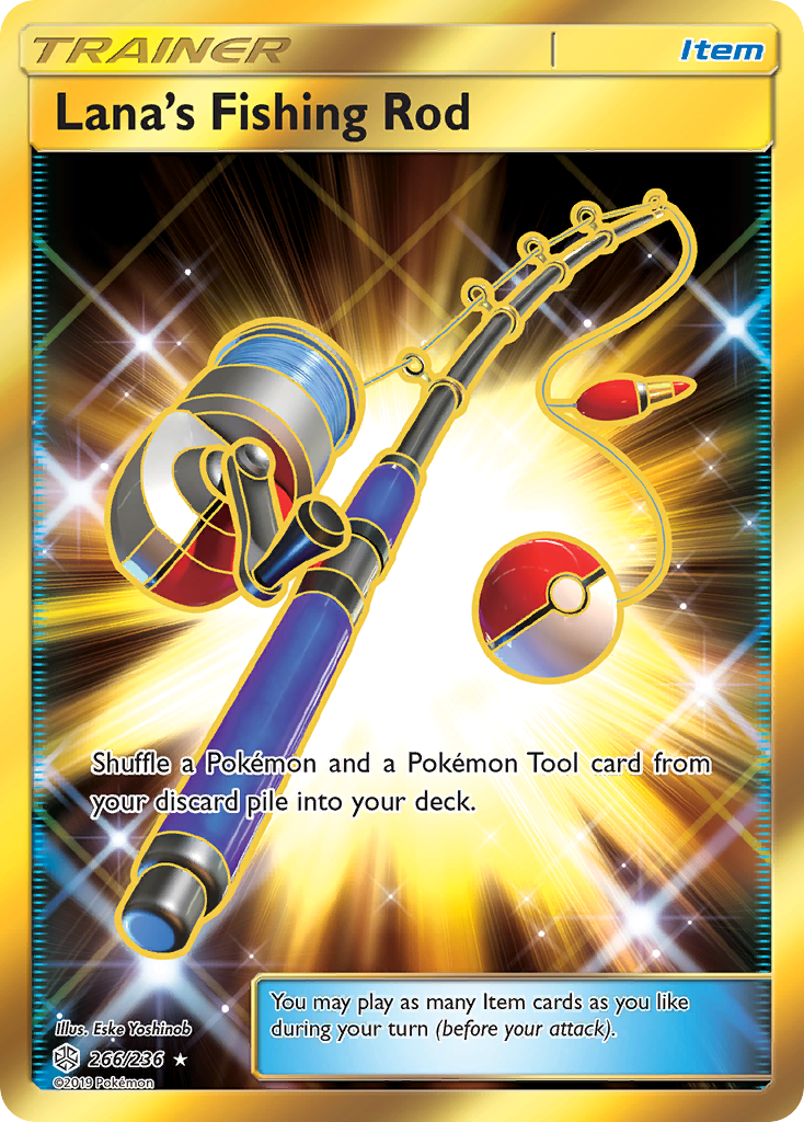 Lana's Fishing Rod (266/236) [Sun & Moon: Cosmic Eclipse] | Odin's Place