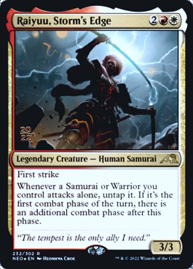 Raiyuu, Storm's Edge [Kamigawa: Neon Dynasty Prerelease Promos] | Odin's Place