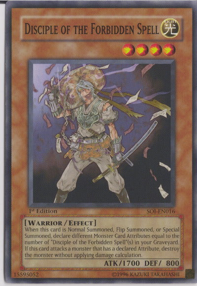Disciple of the Forbidden Spell [SOI-EN016] Common | Odin's Place